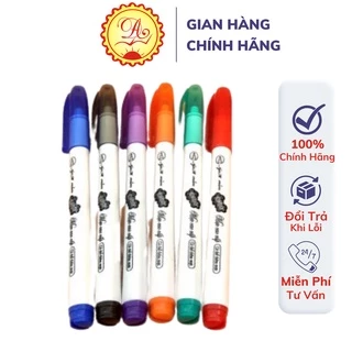 Bút brush nét thanh đậm Bút mài Thầy Ánh hộp 6 màu size M SH 075