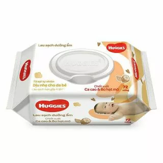 Khăn ướt Huggies 64 và 72 miếng