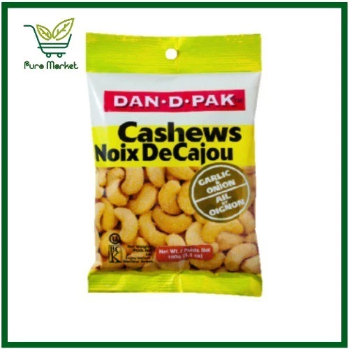 Hạt Điều Tỏi & Hành hiệu Dan-D Pak gói 100gr