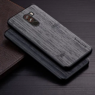 Ốp Lưng Cho xiaomi pocophone f1 Họa Tiết Gỗ Tre Da Vỏ Điện Thoại Sang Trọng coque Cho xiaomi pocophone f1 case capa