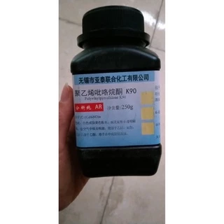 Hoá chất thí nghiệm Polyvinylpyrrolidone PVP K90 CAS 9003-39-8 - (C6H9NO)n - Lọ 250g - PVP K90