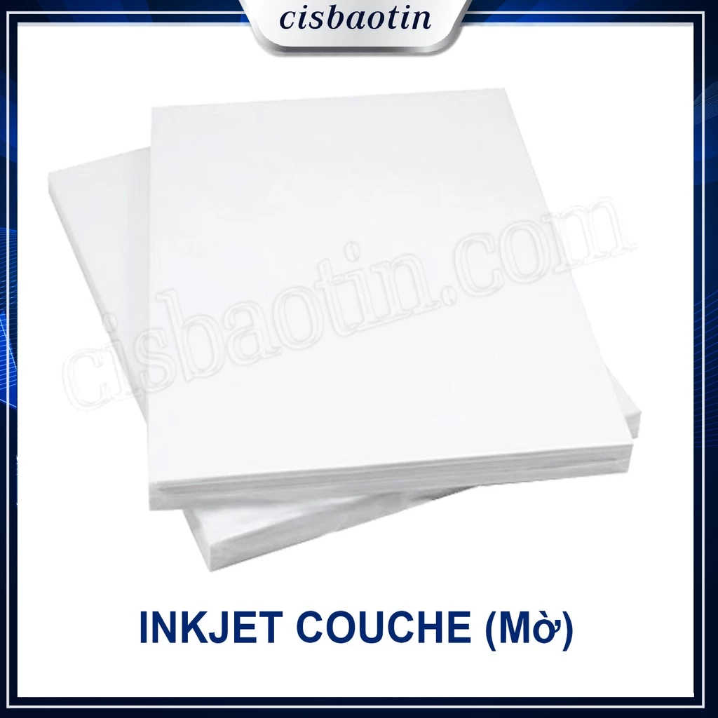 GIẤY IN MÀU COUCHE MỜ A4 IN MỰC NƯỚC ĐỊNH LƯỢNG 260GM( XẤP 50 TỜ)