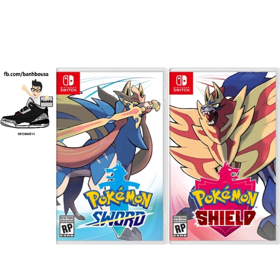 Pkm Pokemon Sword Shield trò chơi điện tử Nintendo Switch 2nd còn mới