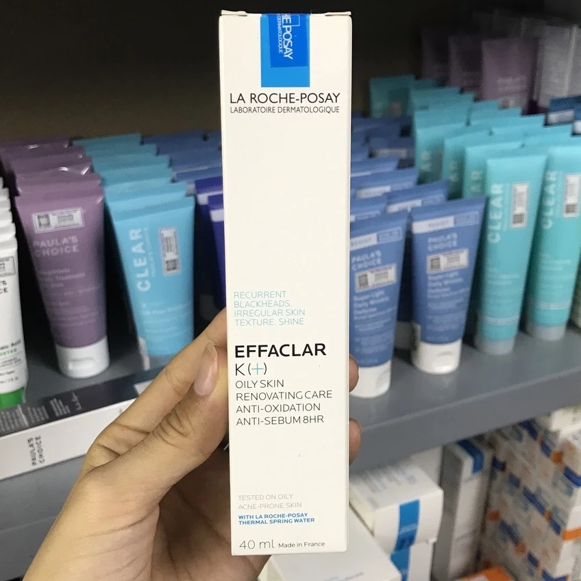 La Roche-Posay K+ Kem Dưỡng LA ROCHE POSAY EFFACLAR K+ giảm mụn đầu đen, giảm bóng nhờn 40ml