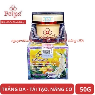 [Có tem chống hàng giả] Kem Dưỡng Trắng Da FEIYA Nhân Sâm Đỏ 50G ( Chống lão hóa - Tái tạo da - Nâng cơ)