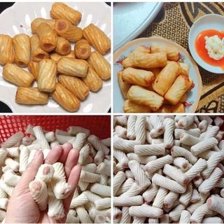 200g chả mực xoắn Lacusina xiên que, thả lẩu,...