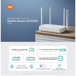 [Tiếng Anh] Bộ phát Wifi 6 Xiaomi CR8806/CR8808 AX3000 hỗ trợ Mesh và Beamforming MU-MIMO