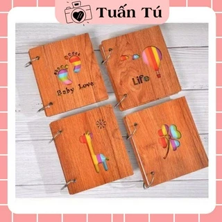 Album bìa gỗ đựng 100 ảnh 6x9