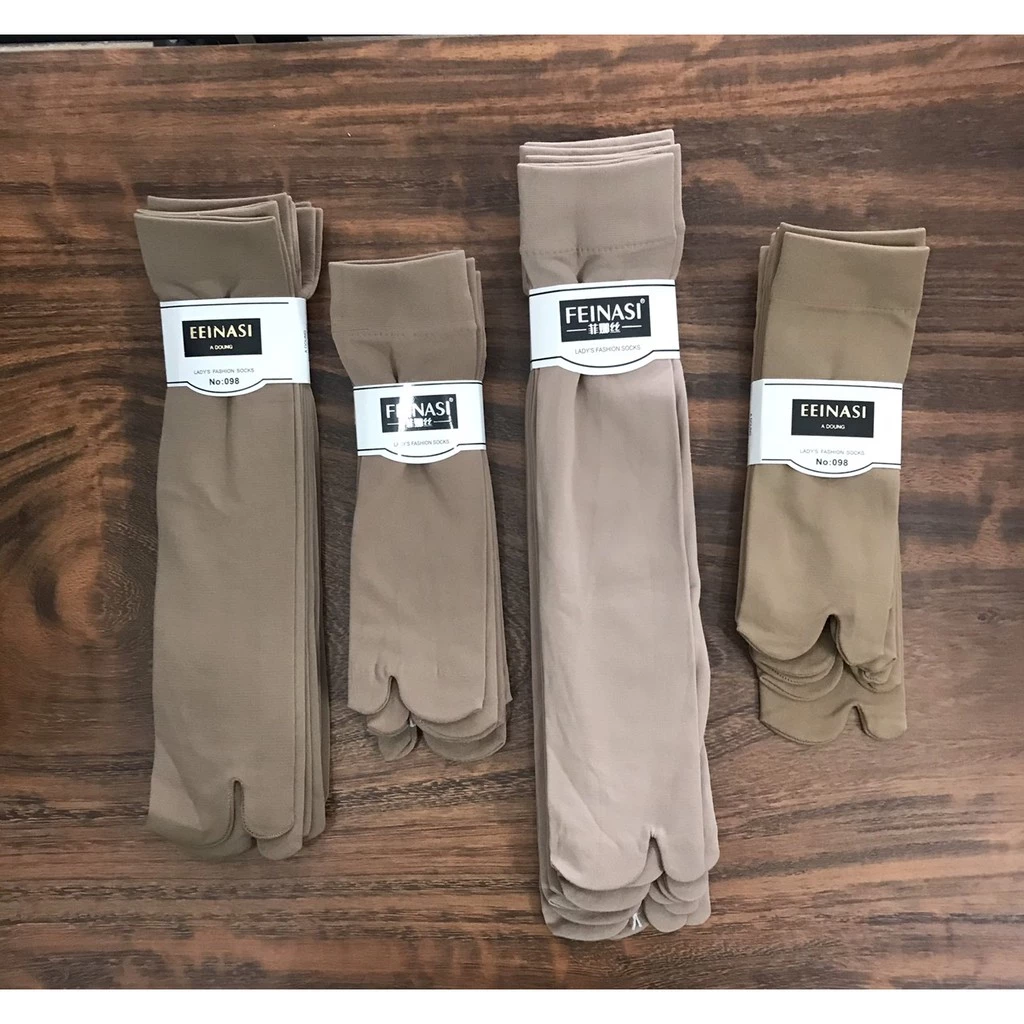 5 đôi vớ tất chân, vớ ủ kem, chất liệu thun cotton 100% dệt kim mềm mại , co giãn ,thấm hút mồ hôi tốt