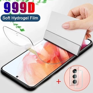 2 in 1 Dán Film dẻo PPF Miếng dán màn hình + Kính Cường Lực Camera cho Oppo F11 F7 F9 Pro A3S A5S A12 A12E A52 A83 A92 A5 A9 2020 A53 A93 A15 A15S Reno 5 2 2f 3 A91 4 4g