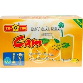 BỘT GIẢI KHÁT HƯƠNG CAM - Hộp 18 gói x 14g