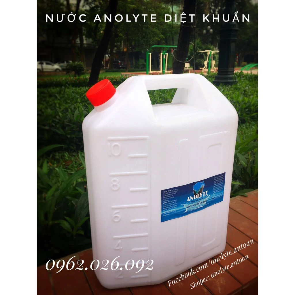 Can 10 lít nước A / nước Anolyte - Nước muối ion hoá