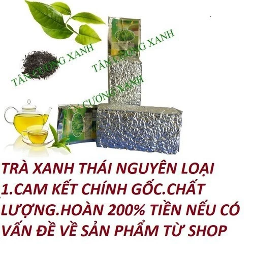 100g trà thái nguyên tân cương loại ngon bao bạc