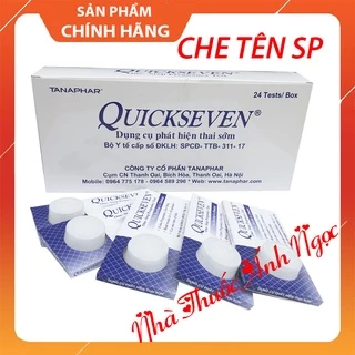 Que Thử Thai nhanh Quickseven  2 vạch chính xác - test thử thai hai vạch sớm nhanh hiệu quả tức thì