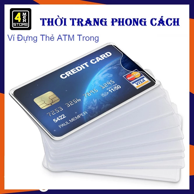 Túi Đựng Card Visit, Atm, Cmnd Trong Suốt - Ví Đựng Card Visit, Atm, Cmnd Trong Suốt