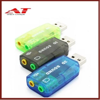 USB Ra Sound 2 Lỗ Chuẩn 2.1 Âm Thanh 3D/ USB SOUND 3D 5.1