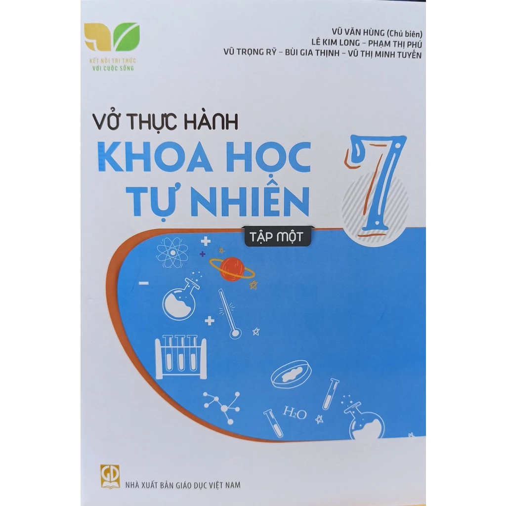 Sách - Vở thực hành Khoa Học Tự Nhiên lớp 7 tập 1+2 (Kết nối tri thức với cuộc sống)