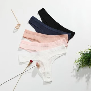 Quần lót nữ, quần lót lọt khe cotton gợi cảm cho nữ tăm gân sexy dễ thương mềm mại 01