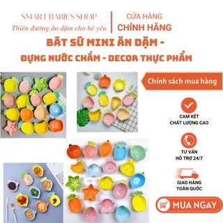 Bát ăn dặm gốm sứ ngộ nghĩnh cho bé