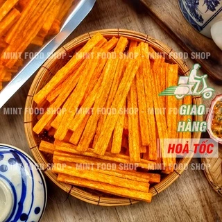 Khoai Tây Lắc Bột Phô Mai Dạng Ống Túi 500gr