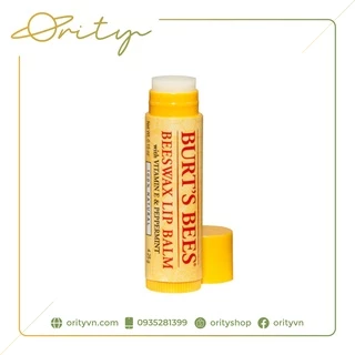 [Chính Hãng] Son dưỡng môi không màu Burt's Bees Moisturing Lip Balm 100% Natural - 4.25g/thanh