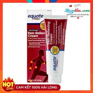 Dầu nóng xoa bóp equate pain relief cream 113gram