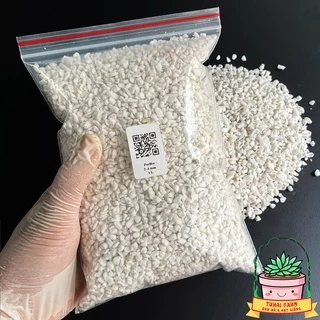 Đá Perlite 3-6mm sạch bụi vụn chuyên dùng trộn giá thể trồng cây sen đá