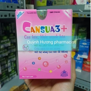 Cốm CANSUA 3+ giúp giảm nguy cơ còi xương,nâng cao sức khỏe ở trẻ nhỏ