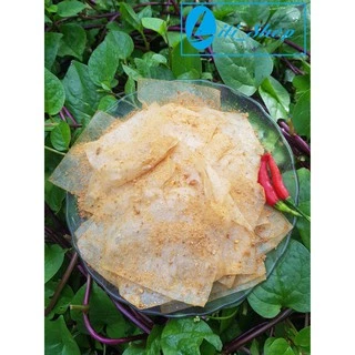 Bánh tráng Xì ke (muối nhuyễn - Tỏi phi) bịch 100Gr