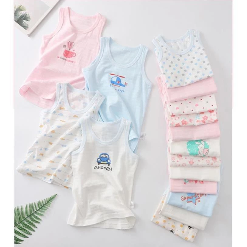 COMBO 3 ÁO SỢI TRE QUẢNG CHÂU SIÊU MỀM MỊN THOÁNG MÁT CHO BÉ TRAI BÉ GÁI