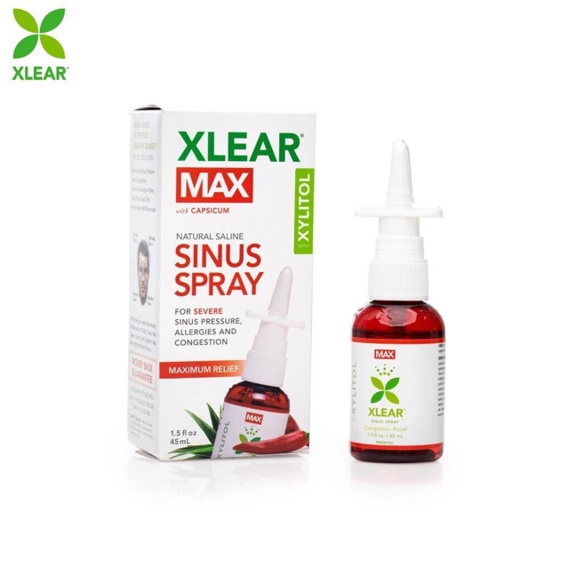 [Date 11/2024] Xịt mũi Xlear Max viêm xoang, mũi dị ứng - 45ml