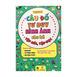 Sách - Câu đố tư duy hình ảnh cho bé tập nói tập đọc