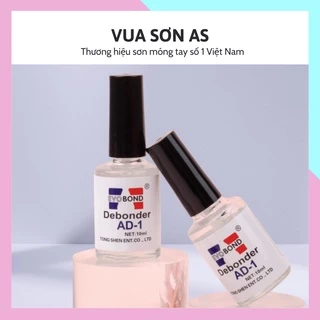 Phụ kiện nail giá rẻ giá tốt uy tín  nước sáng đá AD-1 tháo móng úp móng giả VUA SƠN AS 10ml