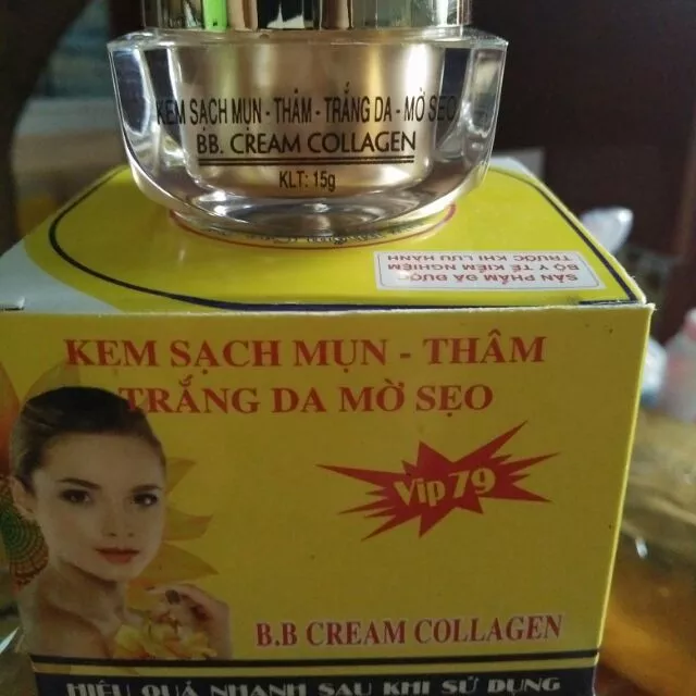 Kem Linh Chi Vàng sạch Mụn trắng da 15g