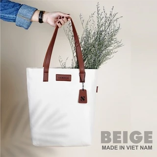 Túi tote phong cách Nhật Bản [Sample Minny] -Beige