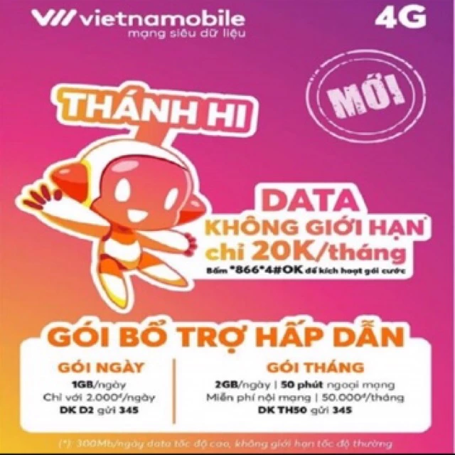 Sim thánh hi ~ sim thánh up tốc độ cao. Thả ga lướt web mỗi tháng có 150gb tốc độ cao