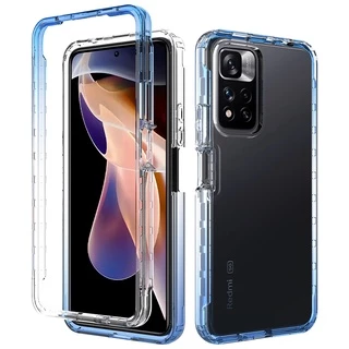 Xiaomi Redmi Note 11 11S 10s Note 10 11 Pro + 5G Phiên bản toàn cầu Full Body Hybrid Chắc chắn Chống sốc Gradient Ốp điện thoại trong suốt