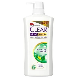 DẦU GỘI CLEAR BẠC HÀ 900ml