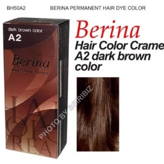 THUỐC NHUỘM TÓC BERINA A2 DARK BROWN COLOR THÁI LAN