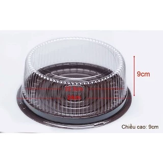 Hộp nhựa tròn đựng bánh 20cm - A024 dùng đựng bánh, thực phẩm