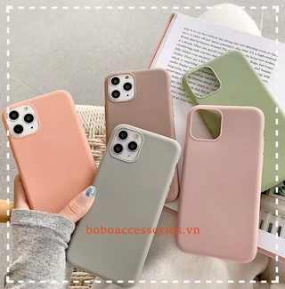 Ốp Điện Thoại TPU Mềm Màu Macaron Cho iPhone 6 6S Plus 7 8 Plus 12 Pro Max 12 Mini 13 Pro Max