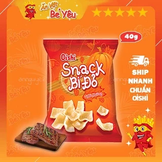 Bim bim Oishi snack bí đỏ vị bò nướng 32g