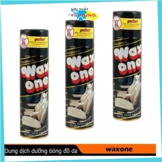 Chai Xịt Đánh Bóng Da Cao Cấp Wax One (450ml)