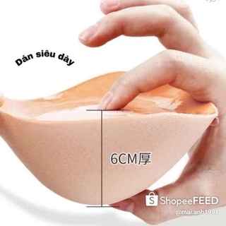 ÁO LÓT DÁN NÂNG NGỰC, MIẾNG DÁN NÂNG NGỰC 6CM CAO CẤP