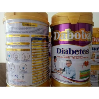 Sữa tiểu đường giúp ổn định đường huyết DABOBA DIABETES GOLD 900G dành cho người tiểu đường và tiền tiểu đường