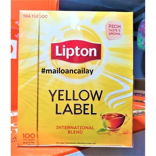 Trà LIPTON túi lọc 100 gói (Hàng công ty có nhãn Việt)