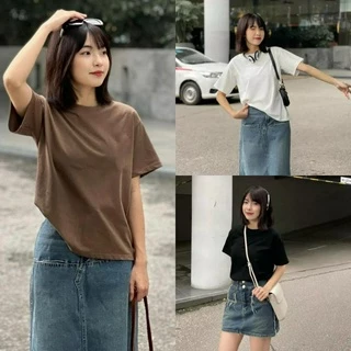 Áo Thun Babytee Trơn Cộc Tay Chất Cotton Lạnh  Nhiều Màu, Labibi