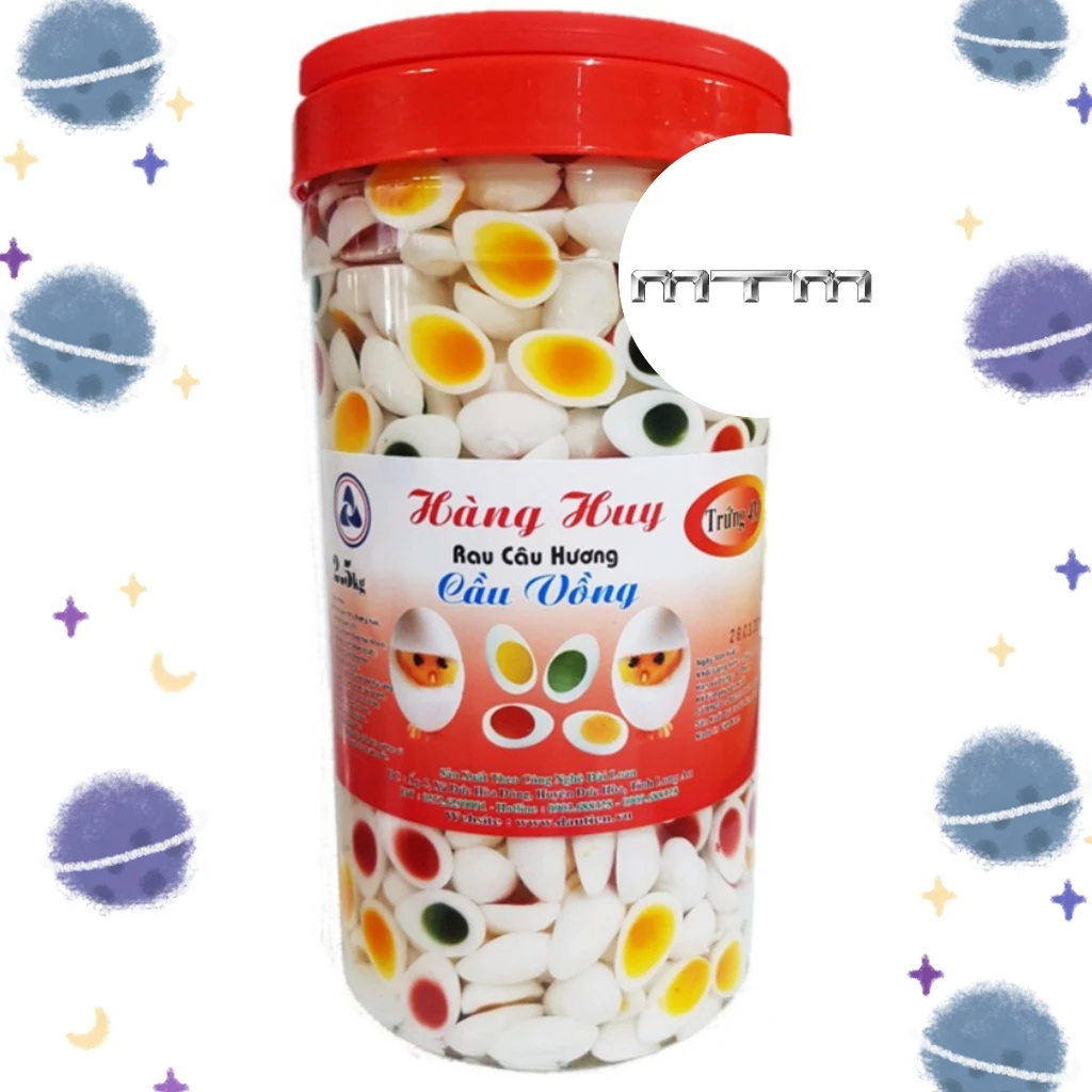 Thạch Trứng Cút Ngũ Sắc Hàng Huy 2,5kg