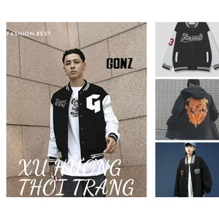 Áo Bomber GONZ, Khoác Dù Gió 2 lớp chống nắng cực chất Unisex cho Nam Nữ