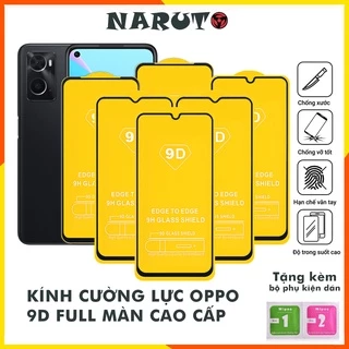 Cường lực oppo A77 A77s A57 A76 A55s A54 A94 A74 A53 A32 A15 A15s A93 A52 A72 A92 A91 A31 A9 full màn tổng hợp Kính-[9D]